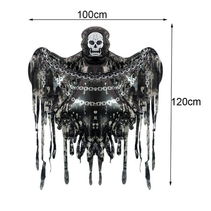 Large Halloween Standing Foil Balloons – Haunted House, Castle, Skull, Coffin & Witch Mylar Balloons for Halloween Party Decorations