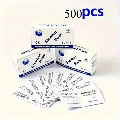 Toallitas desinfectantes portátiles con 75% de alcohol – Envasadas individualmente para teléfonos, vajillas, pasamanos públicos, uñas, inodoros y uso higiénico diario