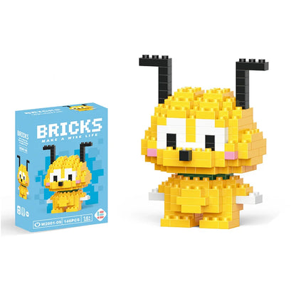 Disney Stitch & LinaBell Building Blocks Set – Cartoon Character Figures, DIY Assembly Bricks & Creative Construction Toy Gift for Kids