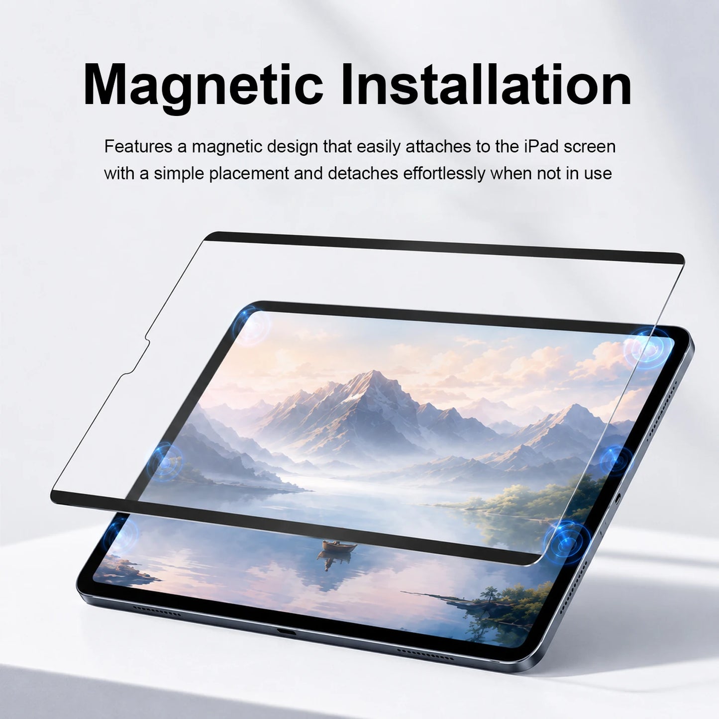 Protector de pantalla magnético Paperlike para iPad A16, Air 11 M3/M2, Air 5/4, Pro 11/13 M5 y M4, Pro 12.9, iPad de 10ª/9ª generación y iPad Mini 7/6