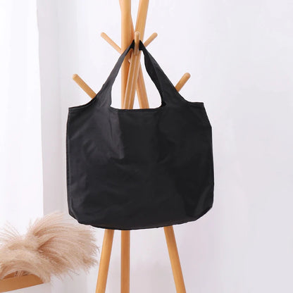 Bolsa de Compras Plegable Ecológica – Bolso de Hombro Reutilizable Portátil de Gran Capacidad para Compras de Supermercado, Viajes y Uso Diario
