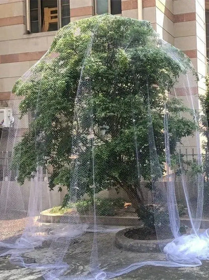 Filet de protection robuste en nylon pour oiseaux – Maille de protection pour le jardin pour les poulaillers, les enclos à volailles, les barrières anti-écureuils, les arbres fruitiers et la protection des plantes extérieures.