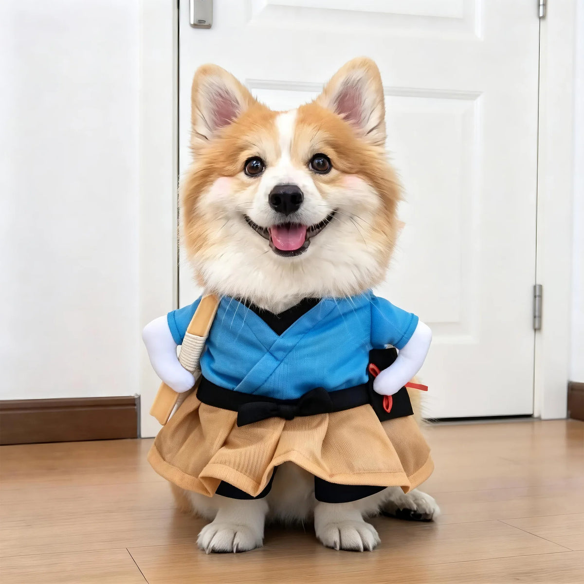 Funny Halloween Pet Transformation Costume – Cute Costume Outfit for Small Dogs & Cats, Creative Pet Clothing for Halloween Parties & Dress-Up