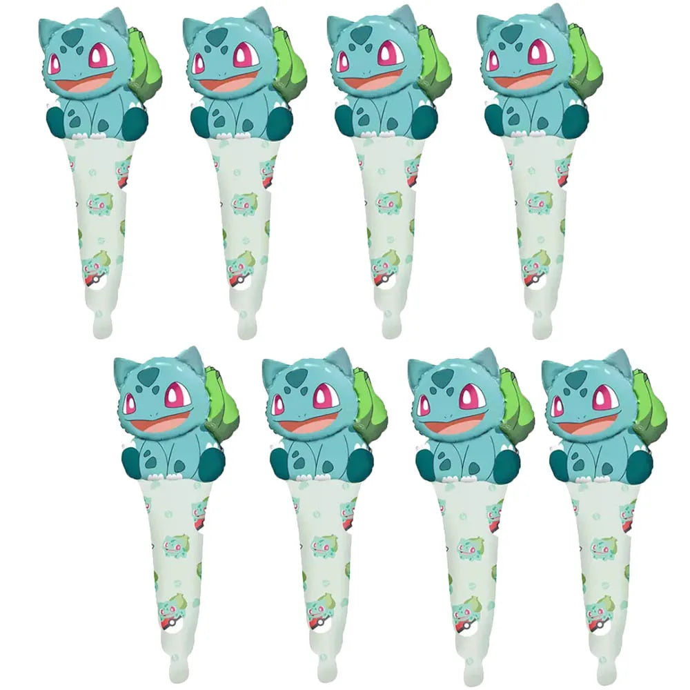 Pokémon Standing Foil Balloon – Pikachu Cartoon Hand Stick Balloon for Boys & Girls Birthday Party Decorations & Baby Shower Supplies