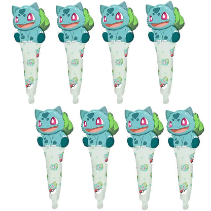Pokémon Standing Foil Balloon – Pikachu Cartoon Hand Stick Balloon for Boys & Girls Birthday Party Decorations & Baby Shower Supplies