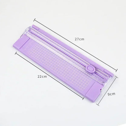 Coupe-papier A4 – Rogneuse bidirectionnelle avec règle coulissante pour photos, scrapbooking et loisirs créatifs