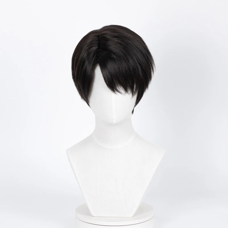 Love and Deepspace Caleb Inspired Cosplay Wig – Men’s Black Short Heat Resistant Synthetic Hair for Carnival, Party & Roleplay Accessories