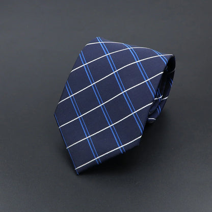Corbata de hombre de fantasía con perro de dibujos animados, Paisley, rayas y lunares para negocios y bodas