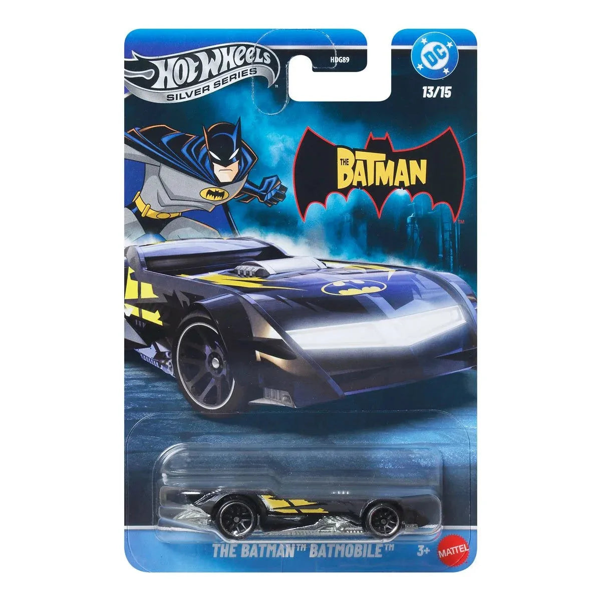 Hot Wheels Batman Series 1966 Classic Batmobile – 1:64 Scale Die-Cast Alloy Car, Batwing Collectible Toy Vehicle & Gift