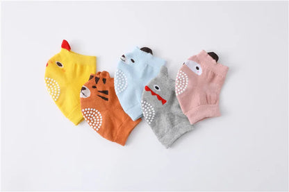 Rodilleras Antideslizantes para Bebés – Protectores de Algodón para Gatear de 0 a 3 Años, Mangas Acolchadas para Codos de Recién Nacidos, Rodilleras para Niños y Niñas, Accesorios Suaves de Protección para Gatear