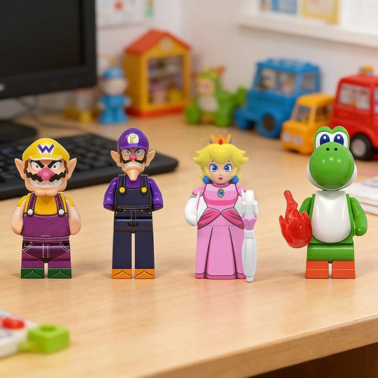 Minifiguras de anime para construir – Juguetes de modelos de personajes y figuras de exhibición coleccionables para niños