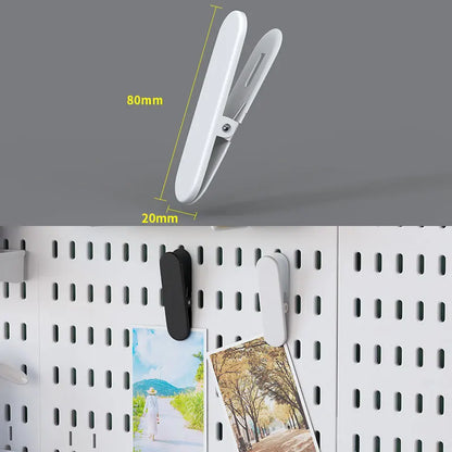 Organizador de pared de tablero perforado sin taladros – Panel de almacenamiento modular con estantes y accesorios para cocina, baño y sala de juegos