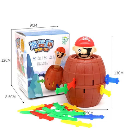 Pirate Bucket Sword Game – Interactive Trick Board Game, Surprise Pop-Up Pirate Toy, Family Party Strategy Game, Fun Parent-Child Challenge Activity Gift