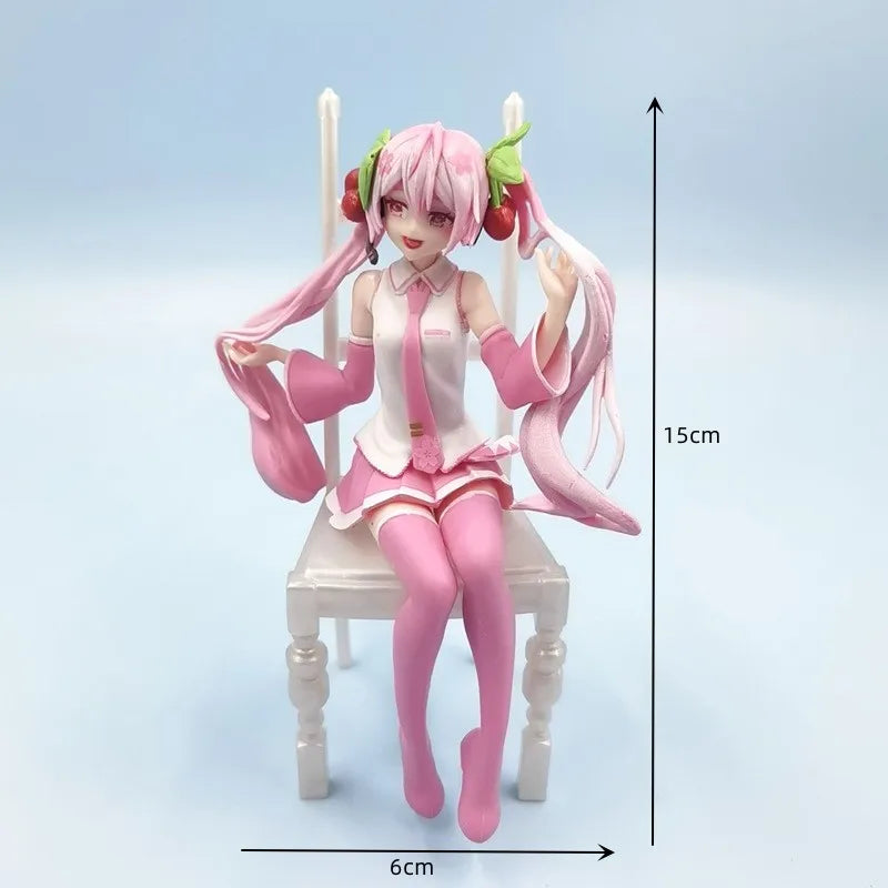 Hatsune Miku Anime Figure – Virtual Singer Manga Statue Figurine Model Toy for Desk Decoration, Cake Topper & Gift