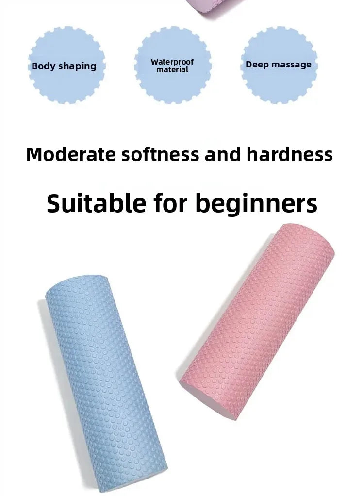 Rouleau de massage en mousse EVA haute densité pour yoga – Rouleau musculaire 30CM pour Pilates, yoga, récupération physique et exercices de gymnastique à domicile