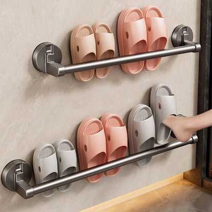 Toallero de Ventosa para Pared, sin Taladro, para Baño, Barra de Toalla de 30/40/50cm, Soporte que Ahorra Espacio