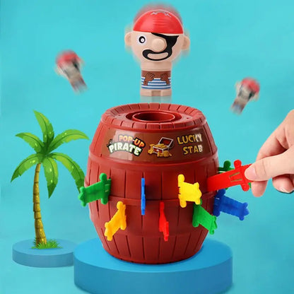 Juego de Mesa Pirata – Juego Interactivo Familiar Piratas Saltarines, Juguete Divertido de Estrategia, Juego de Fiesta de Desafío de Suerte para Niños y Niñas, Regalo para Reuniones entre Padres e Hijos