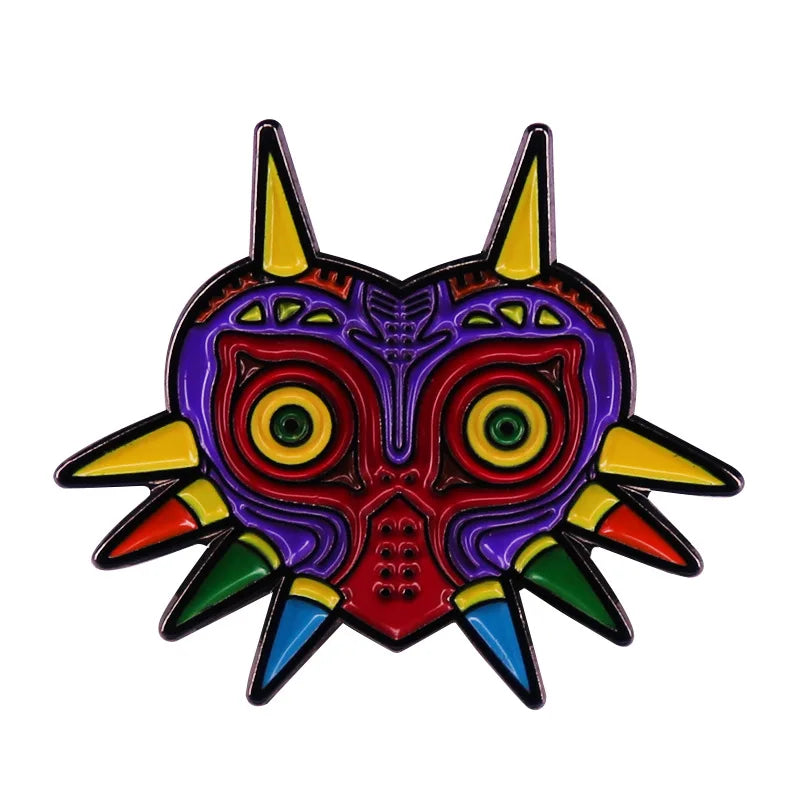 Anime Game Enamel Pins – Metal Lapel Brooch Set for Backpack, Costume & Cosplay Accessories Gift