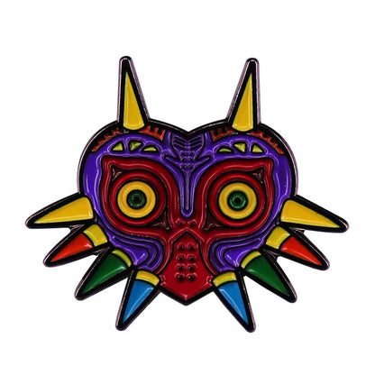 Anime Game Enamel Pins – Metal Lapel Brooch Set for Backpack, Costume & Cosplay Accessories Gift