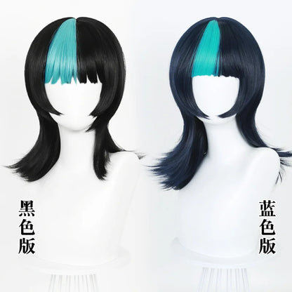 So-ki Ro-ro Inspired Synthetic Cosplay Wig – Medium Straight with Realistic Scalp Top (Party/Daily Costume Wig)