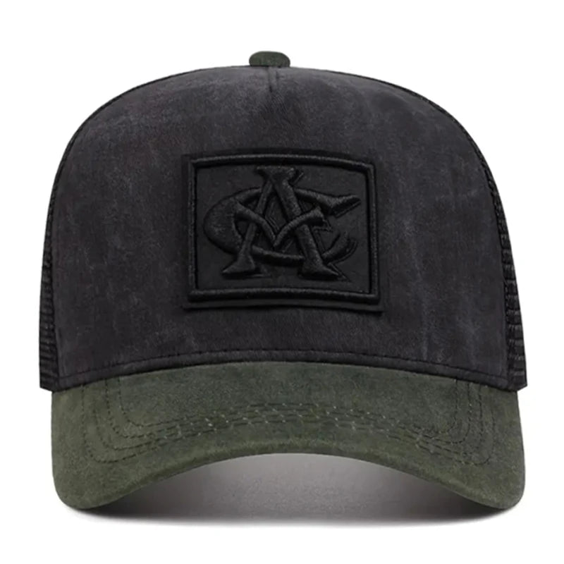 2026 Breathable Mesh Baseball Cap – CA Embroidered Unisex Hat with Sunshade Design for Daily Wear, Hip-Hop & Skateboarding