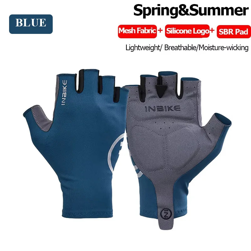 Guantes de ciclismo INBIKE 2024 – Guantes de bici de forro polar con dedos completos y acolchado de gel para hombre, accesorios de invierno con pantalla táctil para ciclismo de carretera y MTB