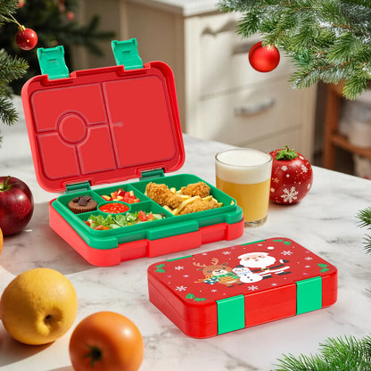 Fiambrera Bento para niños – Recipiente de comida portátil a prueba de fugas para la escuela, viajes y picnics, fiambrera para estudiantes apta para microondas para frutas, aperitivos y comidas