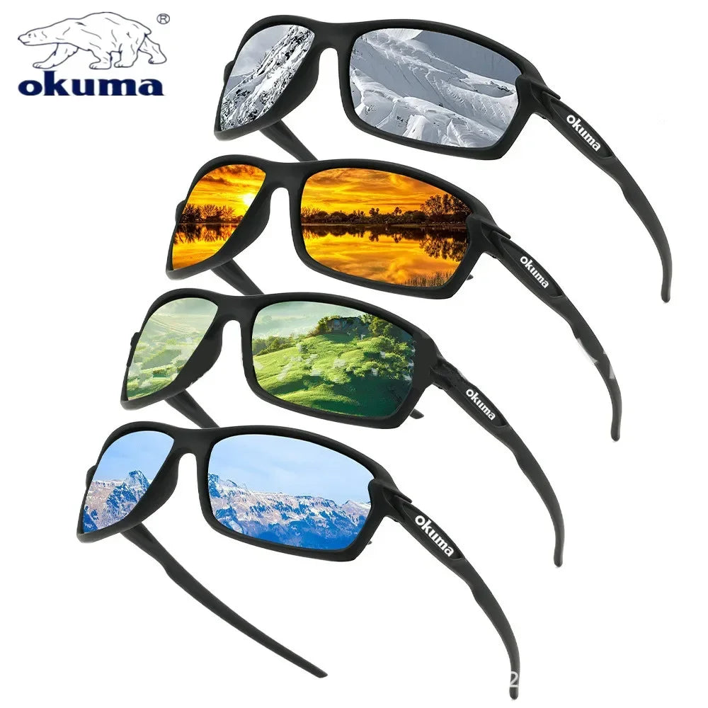 Okuma Polarized Sunglasses – UV400 Protective Outdoor Eyewear for Men & Women, Hunting, Fishing, Driving, Cycling, Travel & Climbing