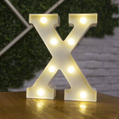 Alphabet & Number LED Night Lights – Personalized Letter Lamps for Birthday Parties, Weddings, Bedrooms, Wall Decor & Home Decorations
