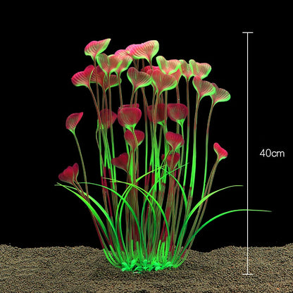 Artificial Aquarium Plants – Plastic Aquatic Underwater Plants for Fish Tank Decoration, Aquascaping & Aquarium Accessories