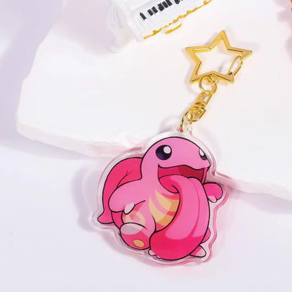 Pokémon Acrylic Keychain – Gengar, Ditto, Mewtwo, Jigglypuff & Character Bag Charm Pendant Collectible Gift
