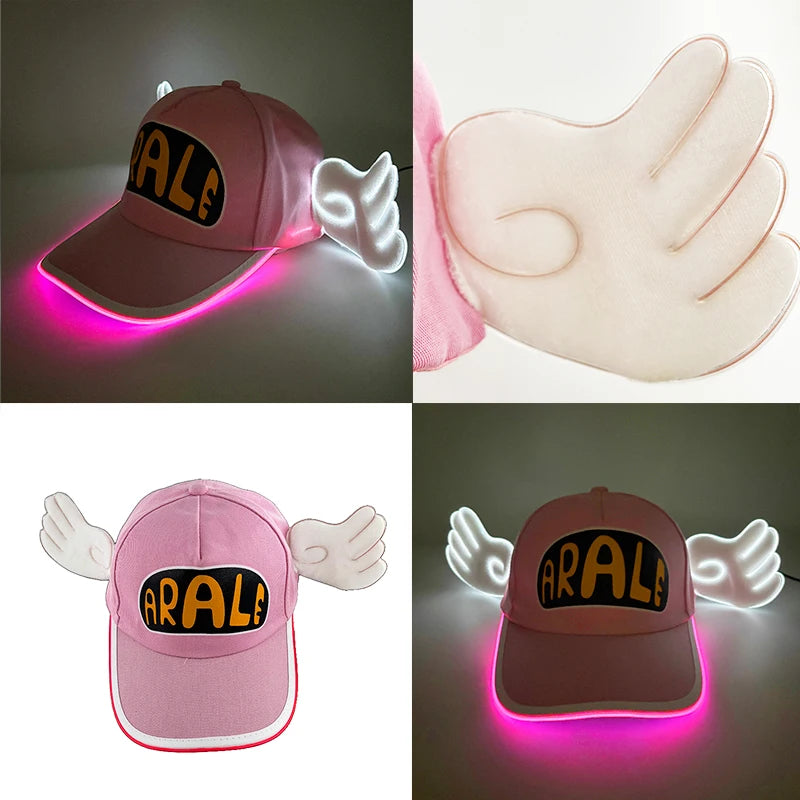 LED Light-Up Baseball Cap – Flashing Glow Hat for Raves, Festivals, Parties & Club Wear