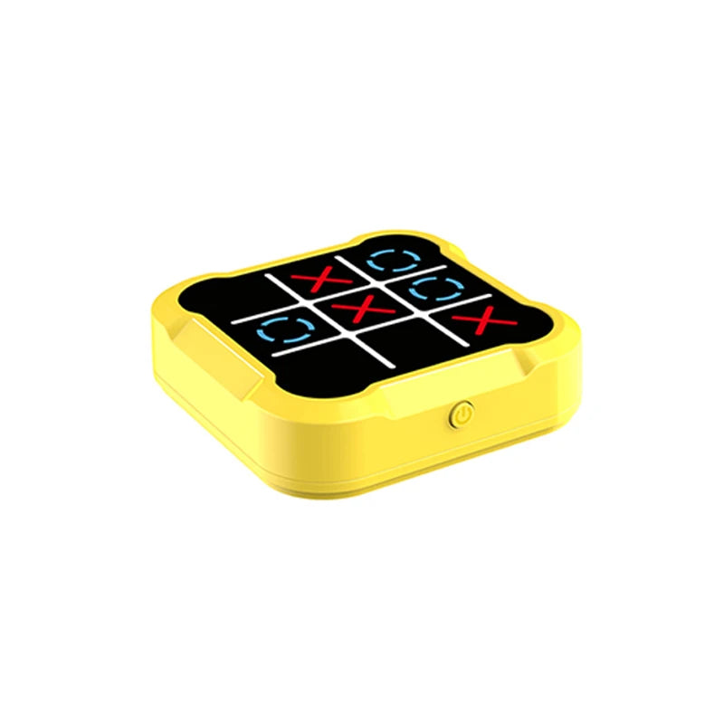 Jeu d'échecs et de morpion électronique – Jeu de société stratégique multifonctionnel pour enfants, jouet interactif d'entraînement cérébral, puzzle logique éducatif et cadeau d'activité parent-enfant amusante