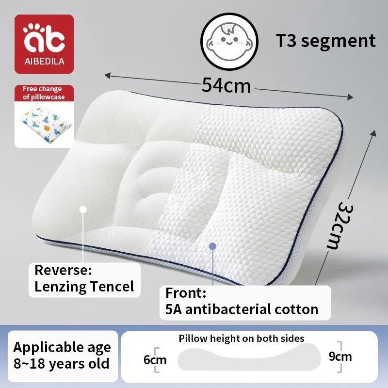 AIBEDILA Almohada ortopédica para cuello de bebé – Suave almohada de viaje para la cabeza del recién nacido para bebés, guardería y ropa de cama