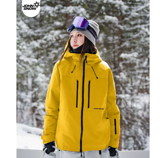John Snow Unisex Ski Jacket – 2026 Waterproof & Breathable Winter Coat, Warm Snowboarding and Outdoor Sports Outerwear for Men & Women
