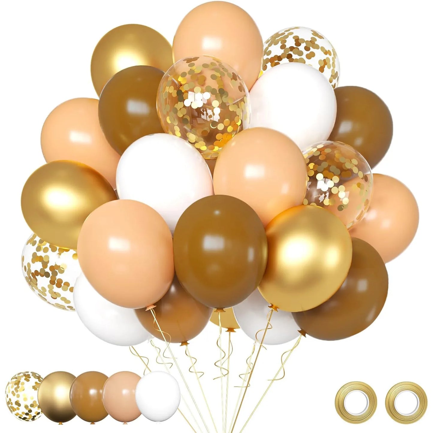 30 Globos de Látex Cromados – Globos de Helio Metálicos Blancos, Rosas y Azules para Decoración de Bodas, Cumpleaños, Baby Showers y Fiestas