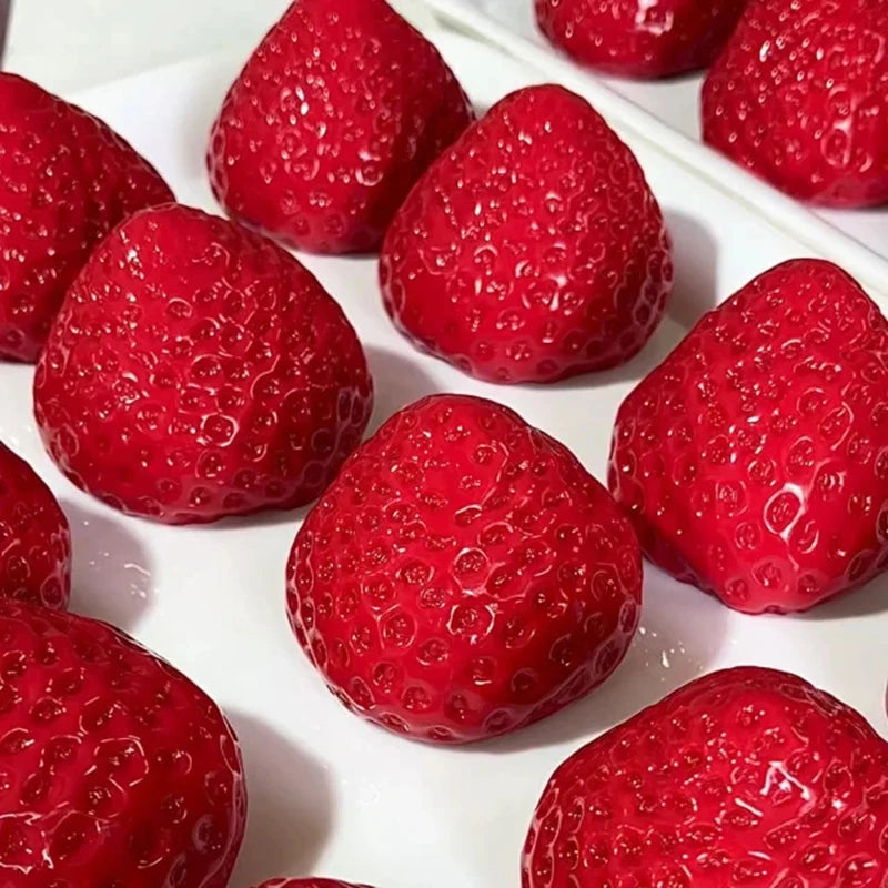 Strawberry Taba Squishy Fidget Toy – Slow Rebound Stress Relief Squeeze Toy for Kids & Adults, Office & Party Favors Gift