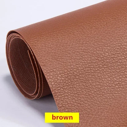 Leather Repair Tape PU Leather Patch Self-Adhesive for Sofa Couch Car Seat Bed Head Furniture Renovation Repair Home Decoration