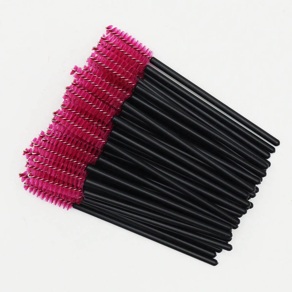 50 peines de cristal para pestañas, varitas de máscara desechables para extensiones de pestañas, aplicación de maquillaje y herramientas de belleza profesionales