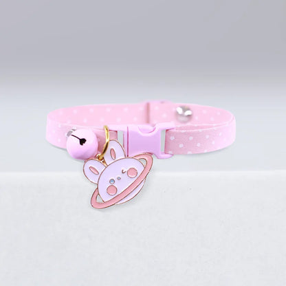 Cute Avocado Cat Collar – Adjustable Plaid Pet Collar with Bell & Candy Avocado Pendant, Cartoon Necklace for Cats & Small Dogs