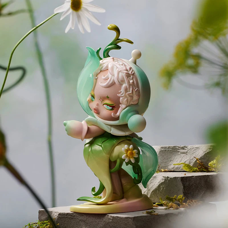 POPMART SKULLPANDA Petals in Four Acts Series Blind Box – Kawaii Anime Collectible Action Figure Mystery Box, Surprise Toy Gift