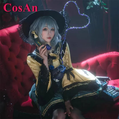 Touhou Project Komeiji Koishi Cosplay Costume Dress – Elegant Sweet Formal Outfit for Game Cosplay, Party, Halloween & Roleplay Wear