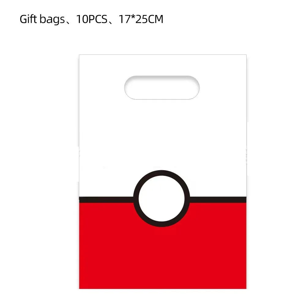 Pokémon Pikachu Birthday Party Decorations Tableware Set – Paper Cups, Plates, Tablecloth, Straws, Banner & Napkins for Kids Party Supplies