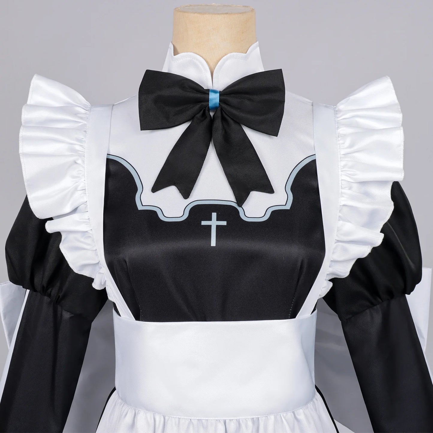 Death Game Maid Cosplay Costume – Ghost Maid Aoi Outfit | Anime Lolita-Style Dress with Hat Set (Women)
