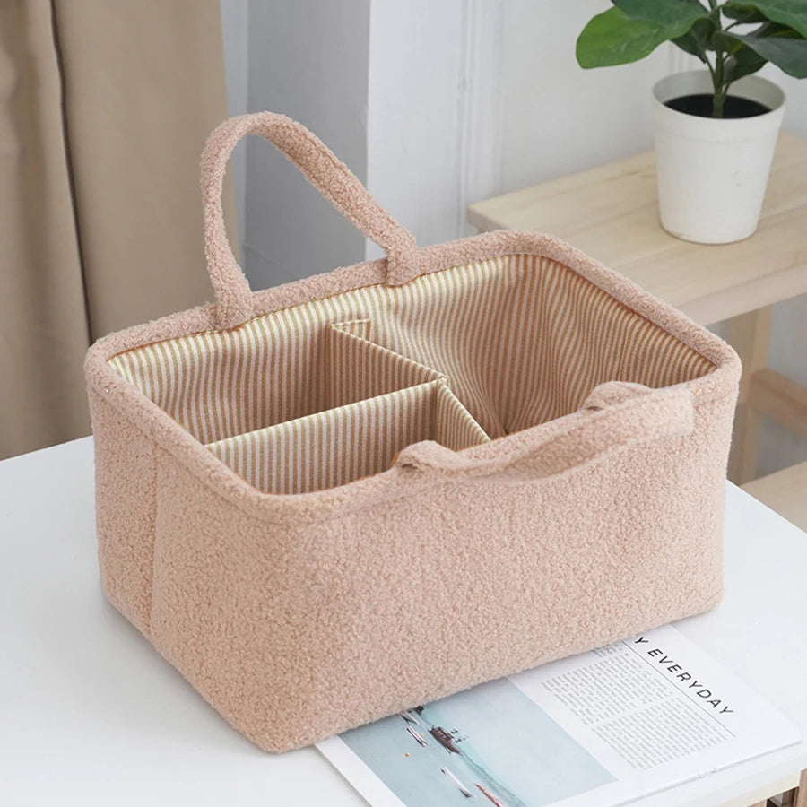 Portable Mommy Diaper Bag Organizer – Multifunctional Baby Travel Handbag with Feeding Bottle Storage & Nursery Essentials