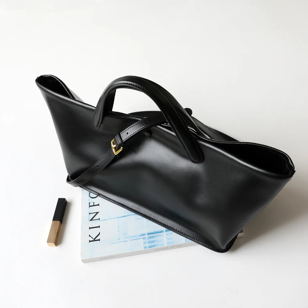 Bolso Tote de Lona y Piel para Mujer – Versátil Bandolera Cruzada y de Hombro, Bolso de Mano Casual y Chic para el Día a Día con un Elegante Diseño de Cartera de Mano para el Trabajo, Viajes y Moda Cotidiana