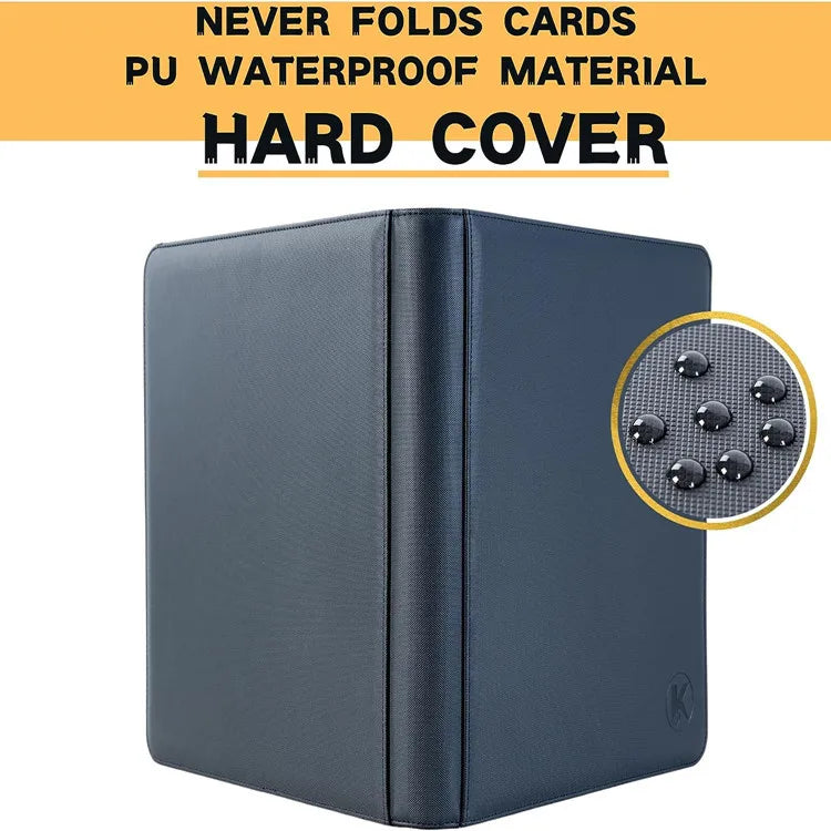 Carpeta de cartas TCG de 1024 bolsillos – Álbum grande con cremallera impermeable para colección de cartas Pokémon, Yu-Gi-Oh y otras cartas coleccionables