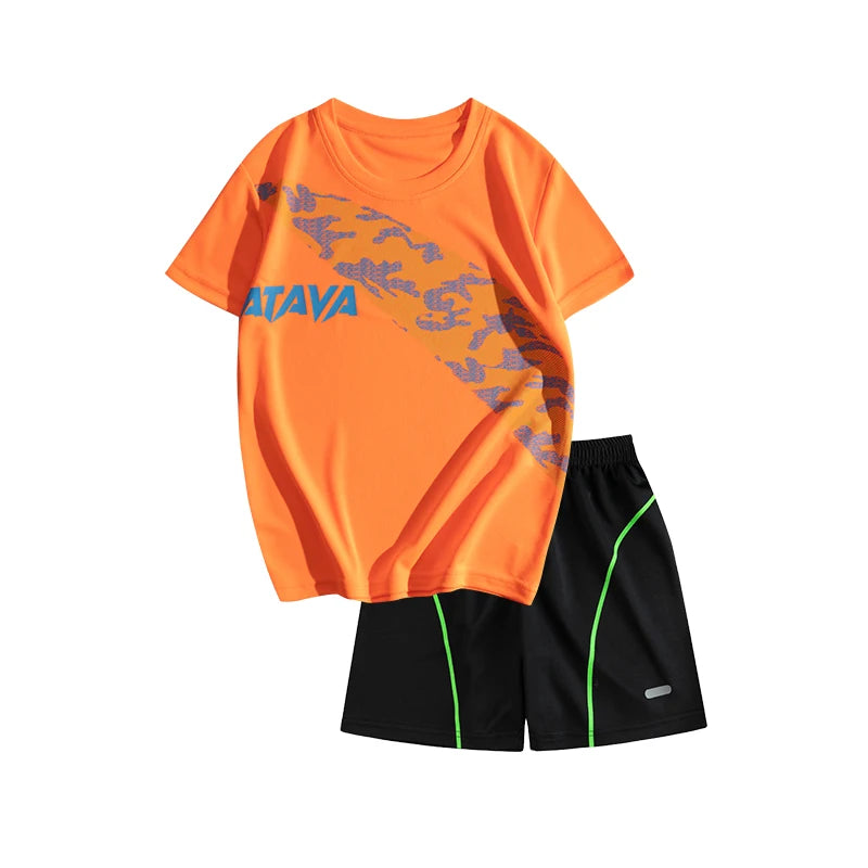 Maillot et short de football pour enfants Ensemble d'entraînement 2 pièces pour garçons