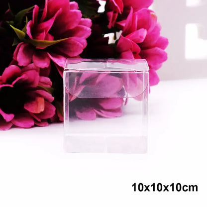 Boîtes-cadeaux transparentes pour bonbons et chocolats pour dragées de mariage, biscuits, friandises et emballages d'événements