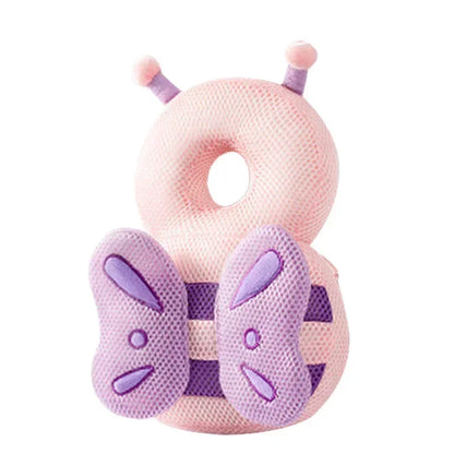 Mochila protectora de cabeza para bebé – Cojín de seguridad de abeja ángel para 1-3 años, almohada protectora anticaída